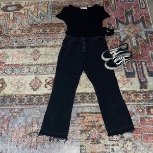 Free people high rise flared jeans
